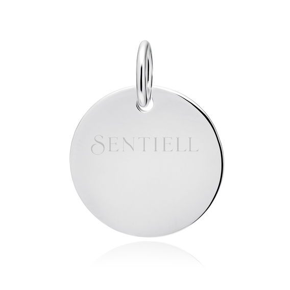 Silver (925) round pendant