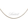 Silver (925) chain 8 sides snake  Ø 020 - gold plated