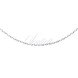 Silver (925) chain anchor diamond cut