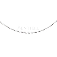 Silver (925) chain necklace 8L rhodium-plated