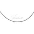 Silver (925) chain real snake  Ø 140 rhodium-plated