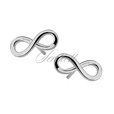Silver (925) earrings Infinity