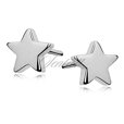Silver (925) earrings stars