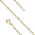 Silver (925) gold-plated Dropstar chain