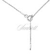 Silver (925) necklace - Origami triangle