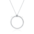 Silver (925) necklace - circle of balls