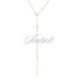 Silver (925) necklace, gold-plated