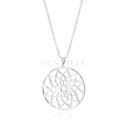 Silver (925) necklace - mandala