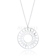 Silver (925) necklace - mandala