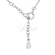Silver (925) necklace of celebrities with circles & zirconia