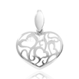 Silver (925) pendant openwork heart