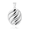 Silver (925) polished pendant - locket