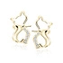 14K Yellow gold (e-coating) \ White