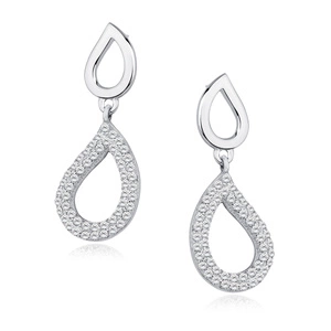 Silver (925) earrings with zirconia