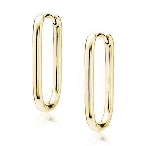 Silver (925) gold-plated earrings