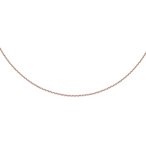 Silver (925) diamond cut anchor chain Ø 030 rose gold-plated