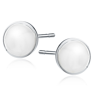 Silver (925) pearl earrings
