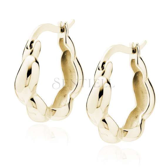 Silver (925) gold-plated earrings