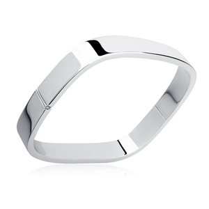 Silver (925) square bangle