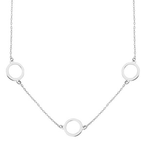 Silver (925) necklace - three circles