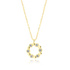 White \ 14K Yellow gold (e-coating)