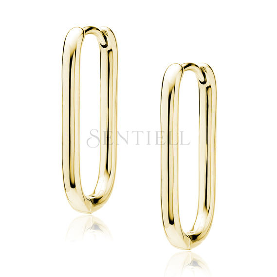 Silver (925) gold-plated earrings