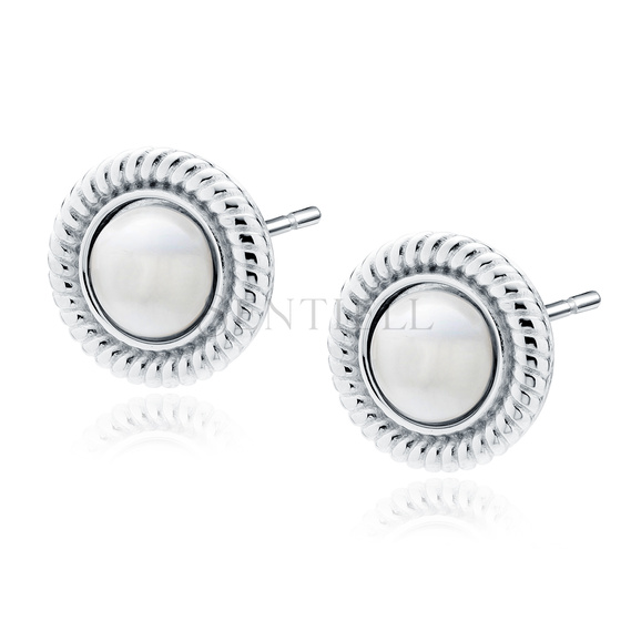 Silver (925) earrings with pearl