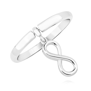 Silver (925) ring - infinity