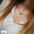 Silver (925) Pendant - heart