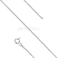 Silver (925) diamond cut anchor chain rhodium-plated