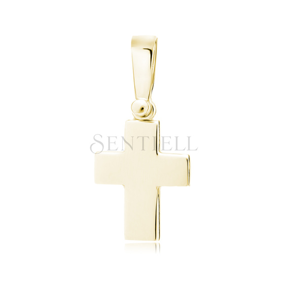 Silver (925) gold-plated pendant cross