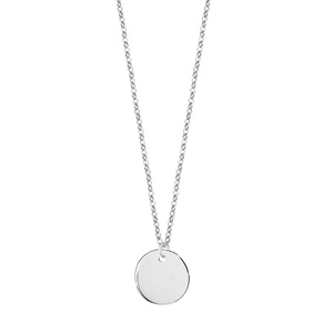 Silver (925) necklace with circle