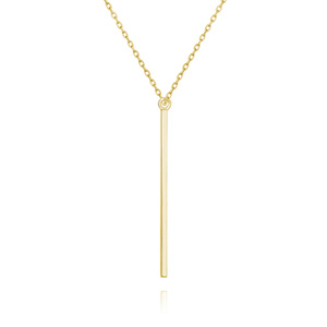 Silver (925) necklace, gold-plated