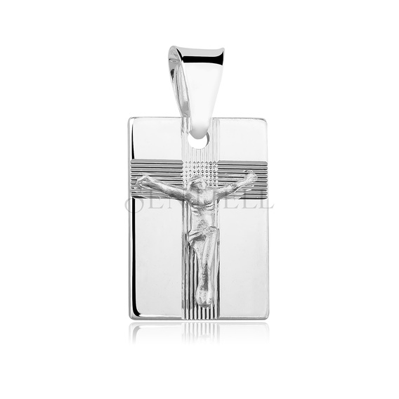 Silver (925) pendant Jesus on cross