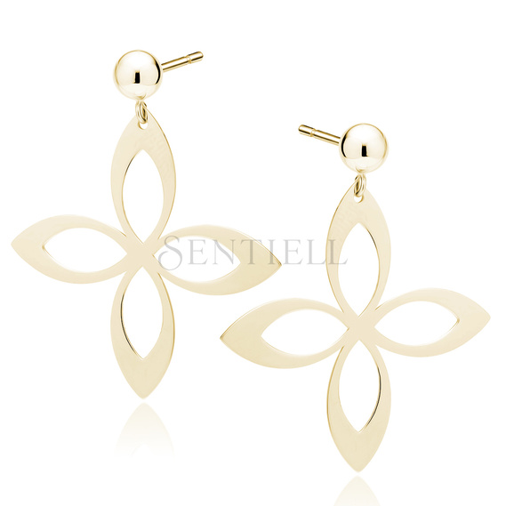 Silver (925) gold-plated earrings