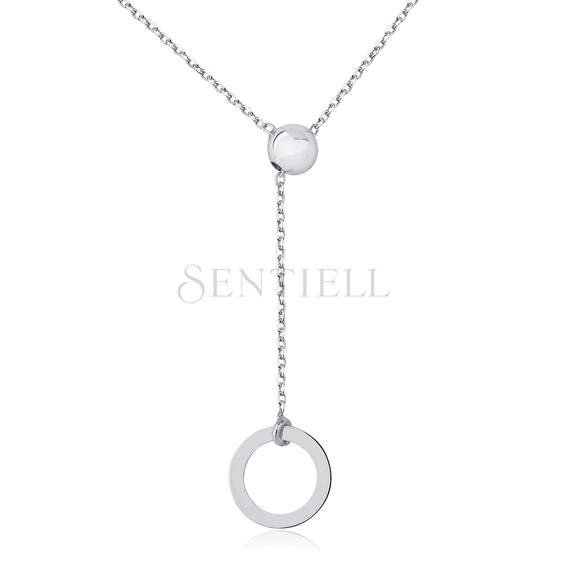 Silver (925) necklace - circle