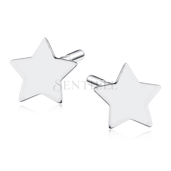 Silver (925) earrings stars