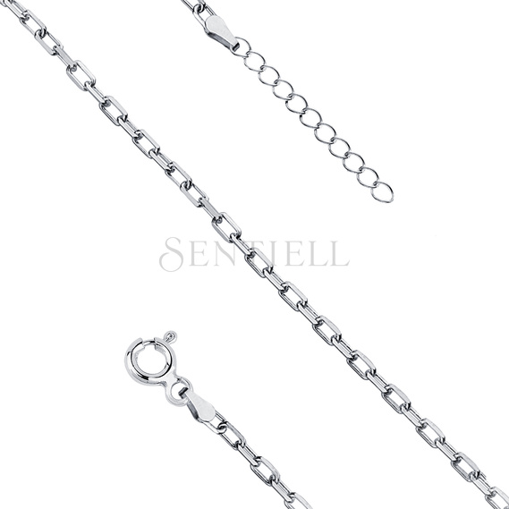 Silver (925) bracelet diamond cut anchor