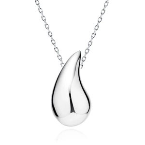 Silver (925) drop necklace - 25mm