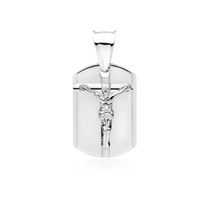 Silver (925) pendant - Jesus Christ on cross