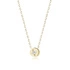 White \ 24K Yellow gold