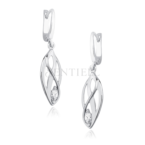 Silver (925) elegant earrings