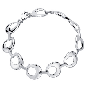 Silver (925) bracelet with round elements