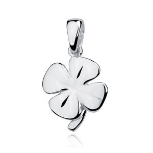 Silver (925) pendant - four-leaf clover