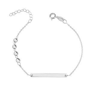 Silver (925) bracelet with tag