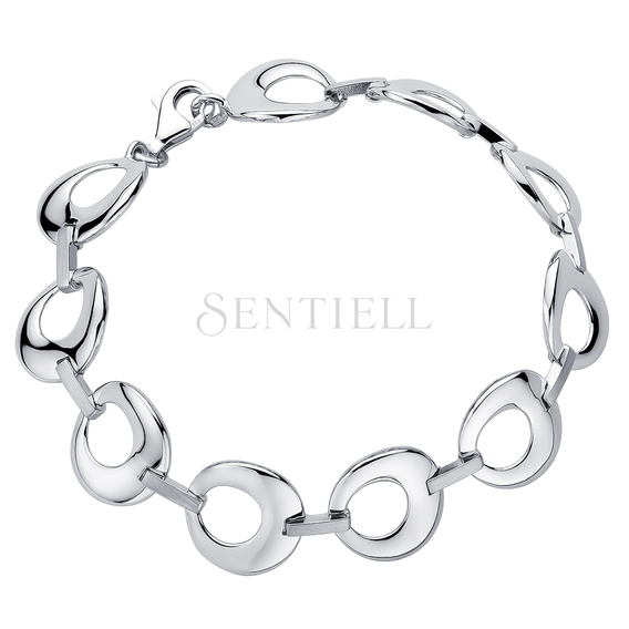 Silver (925) bracelet with round elements