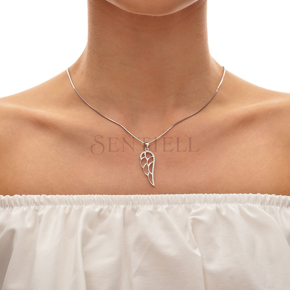 Silver (925) chain 8 sides snake  Ø 020 - rhodium plated
