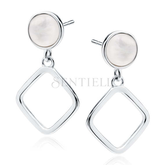 Silver (925) earrings with Nacre