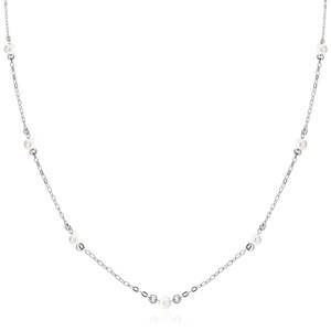 Silver (925) choker with pearls