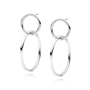 Silver (925) earrings - circles